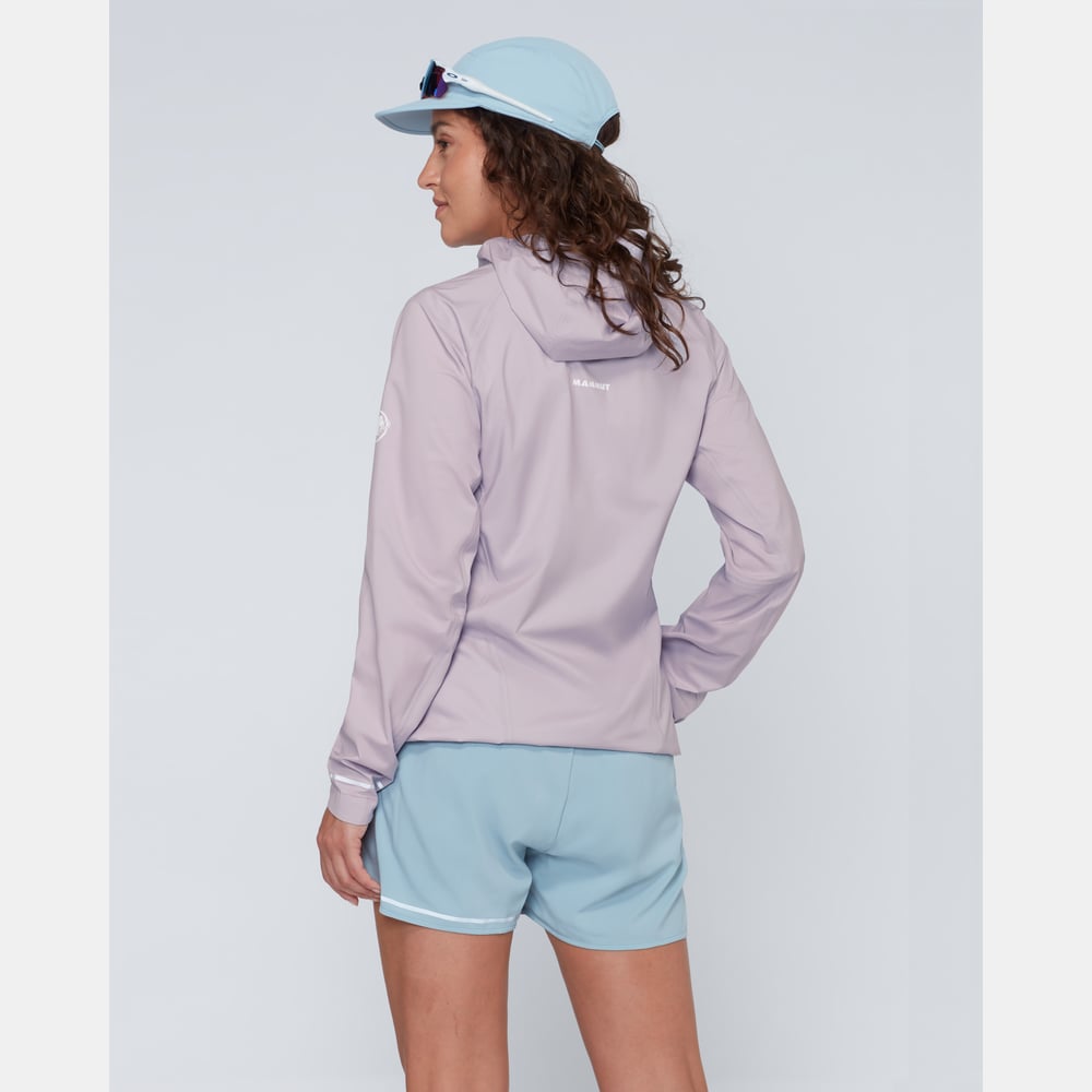 Aenergy TR HS Hooded Jacket Women in alpine calamint - detail view 2