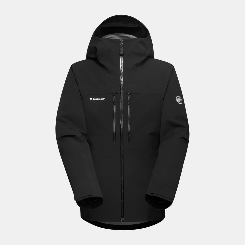 Stoney HS Hooded Jacket Men in black, Hardshell Jackets - main product image