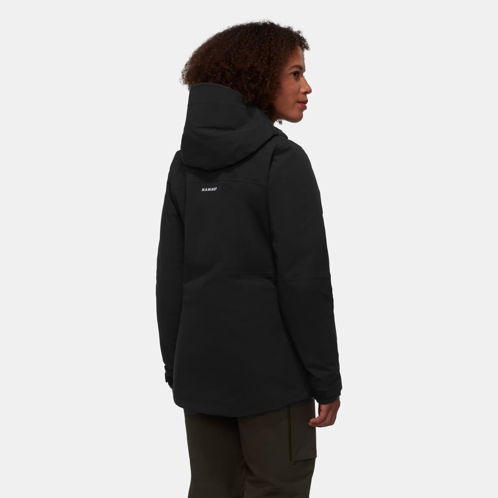 Stoney HS Thermo Hooded Jacket Women in black - detail view 2