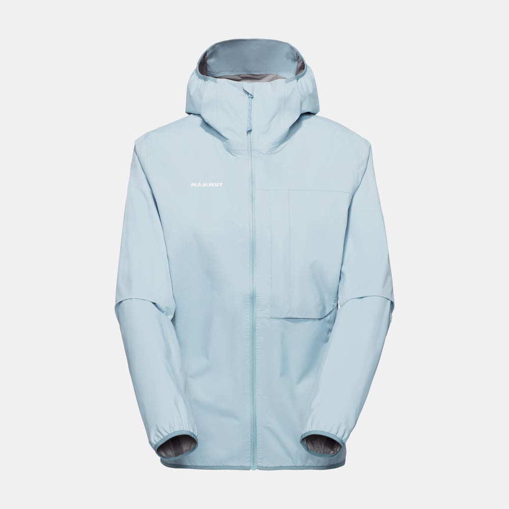 Ducan Light HS Hooded Jacket Women in nebla, Hardshell Jackets - main product image