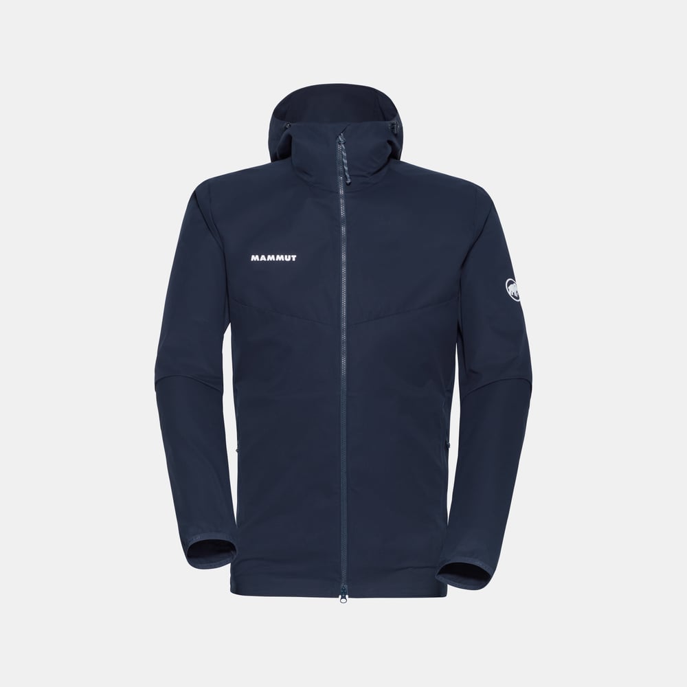 GRANITE SO Hooded Jacket Men in marine, Softshell Jackets - main product image