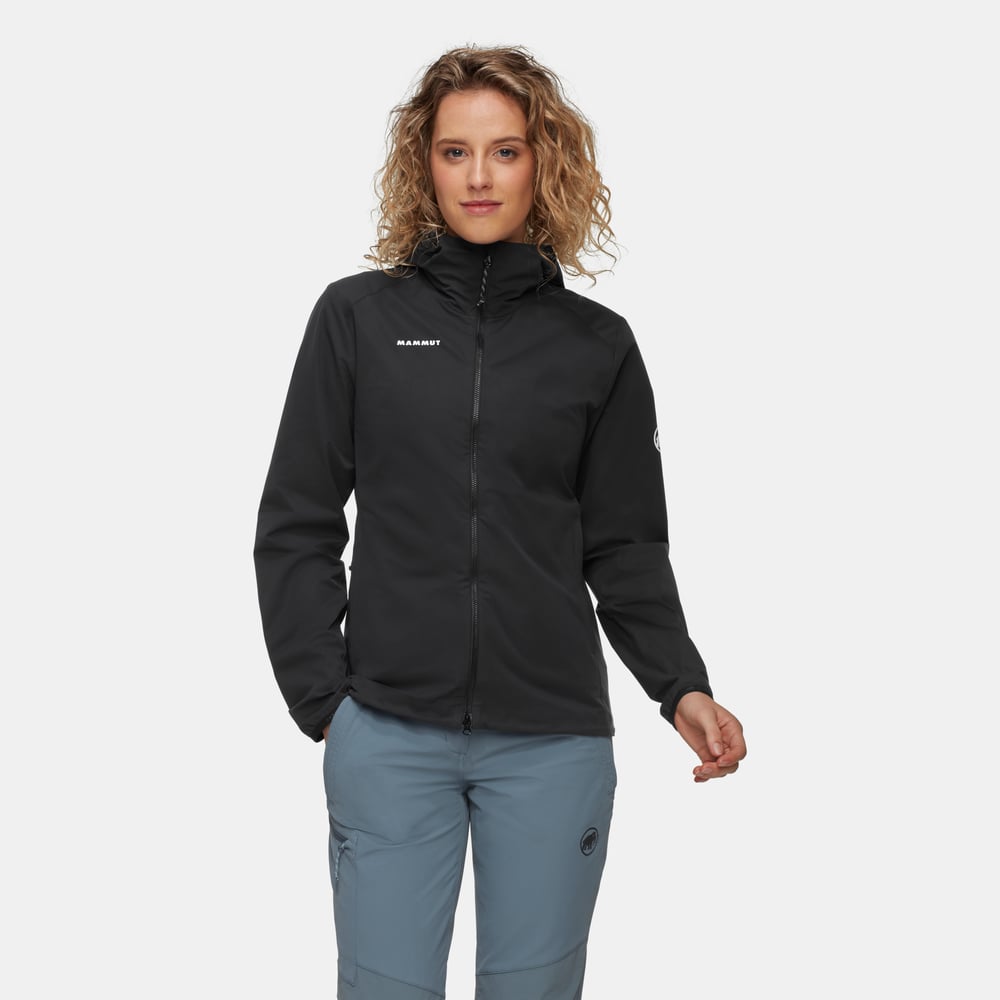 GRANITE SO Hooded Jacket Women in black - detail view 1