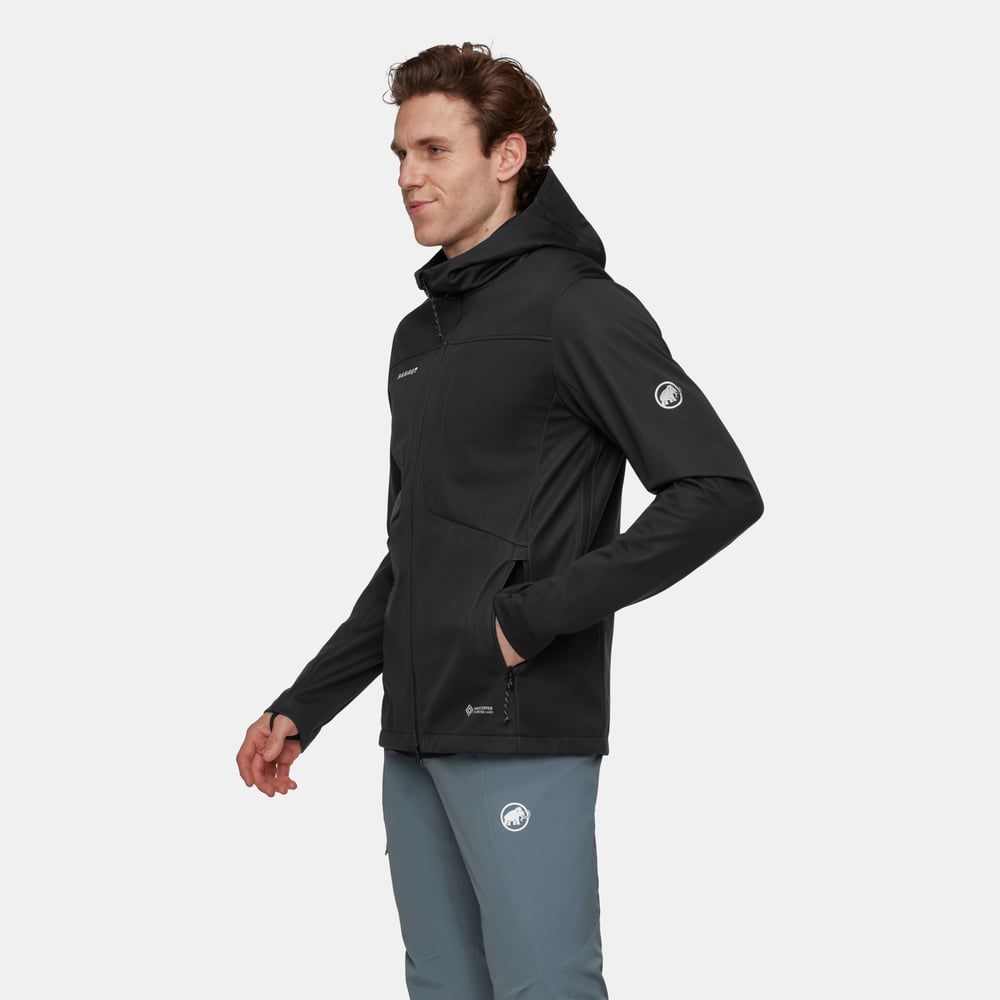 Ultimate VIII SO Hooded Jacket Men in black - detail view 3