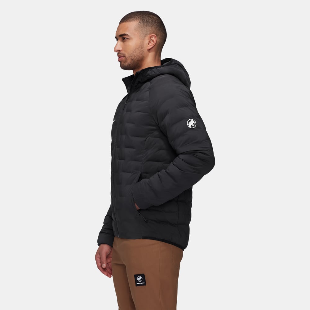 Sender IN Hooded Jacket Men in black - detail view 3