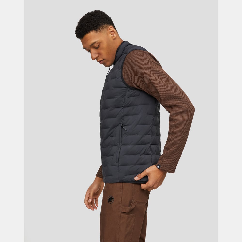 Sender IN Vest Men in black - detail view 3