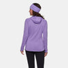 Aenergy Light ML Hooded Jacket Women in lavandin-black - detail view 2