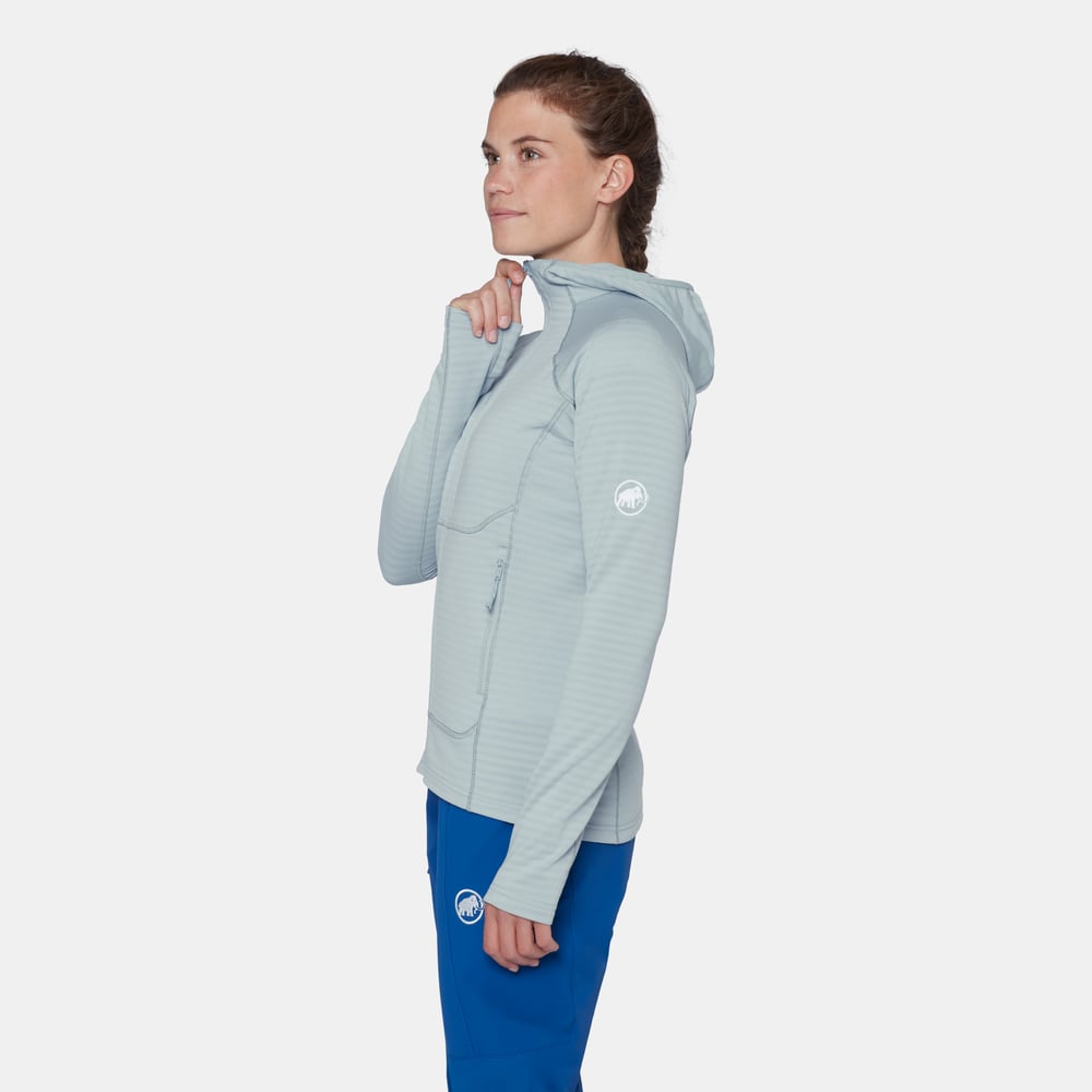 Taiss ML Hooded Jacket Women in nebla - detail view 3