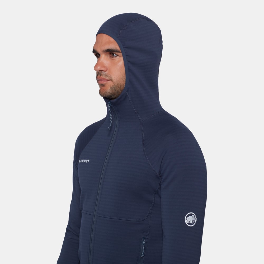 Taiss ML Hooded Jacket Men in marine - detail view 5