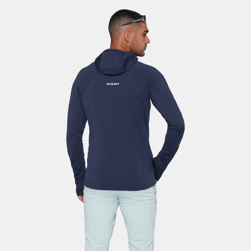 Taiss ML Hooded Jacket Men in marine - detail view 2