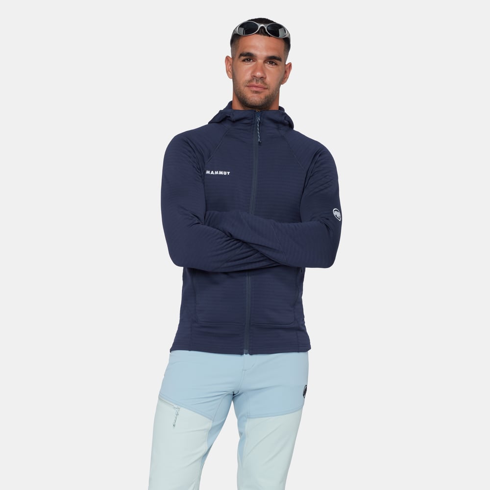 Taiss ML Hooded Jacket Men in marine - detail view 1