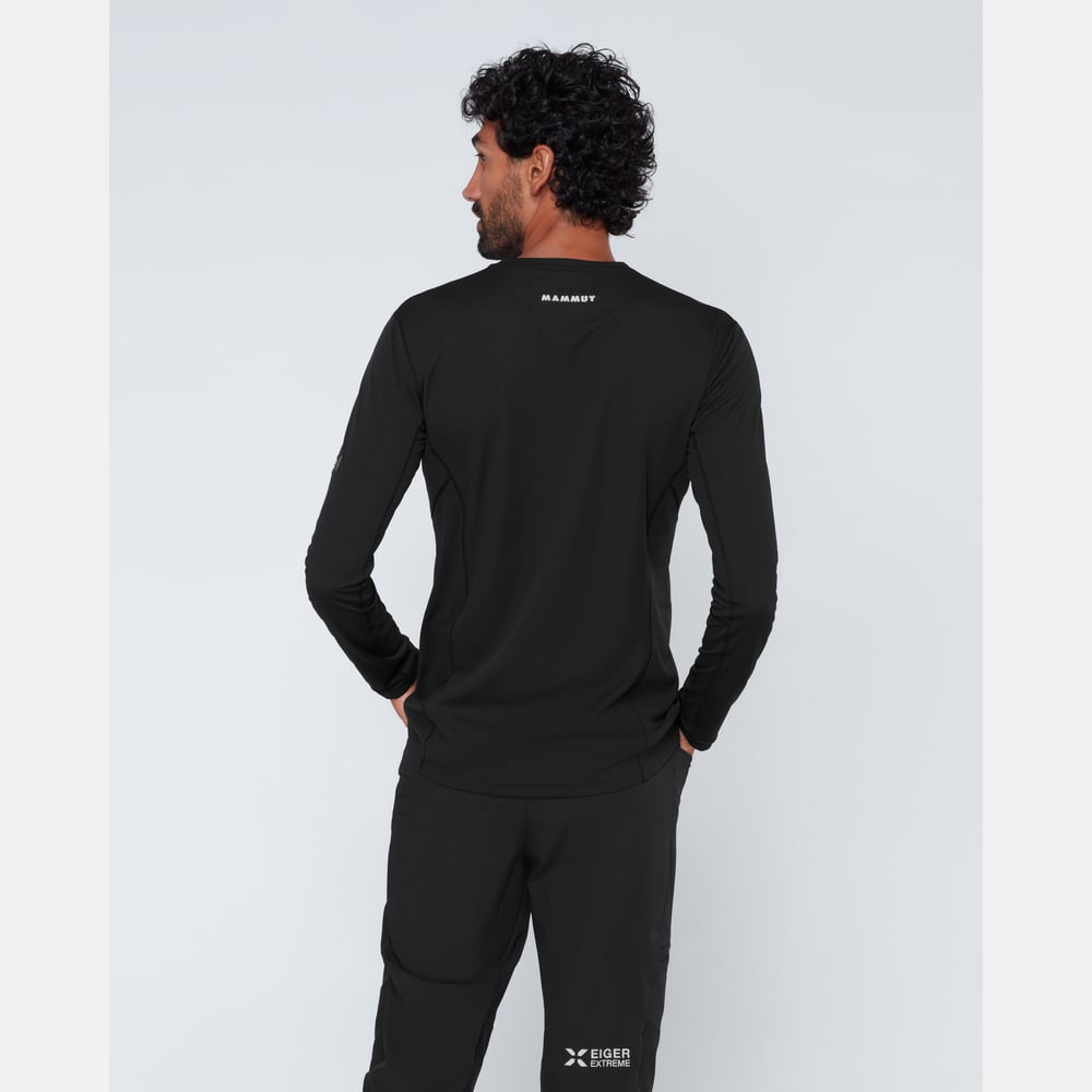 Eiger Nordwand FL Longsleeve Men in black - detail view 2