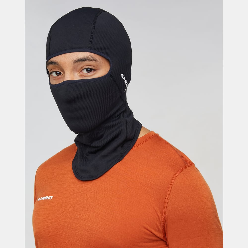 Balaclava in black - detail view 1