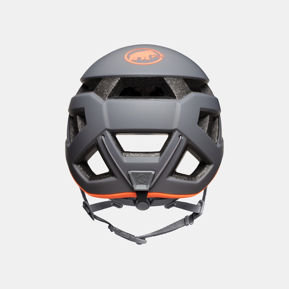 Crag Sender Helmet in titanium - back view